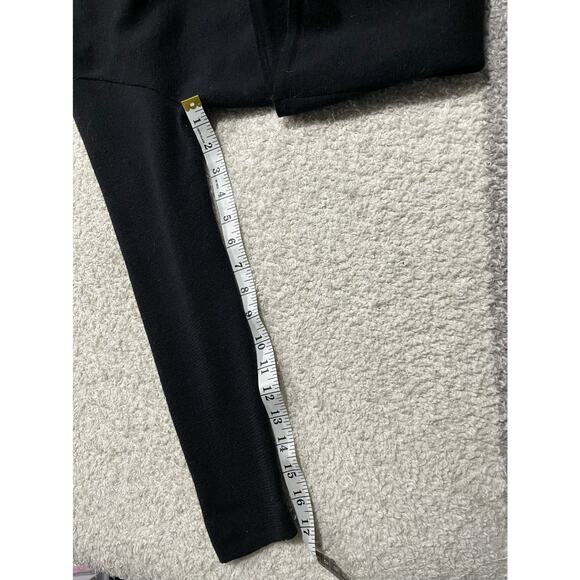 VTG The Works Saks Fifth Avenue 100% Wool Women's Sz S Open-Front Cardigan Black - Picture 5 of 13